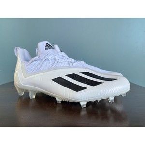 Adidas Adizero White/Black Football Cleats Men's Size 12 FY8269